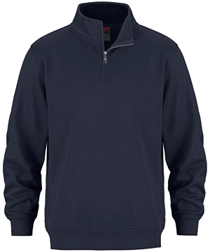 Navy 1/4 zip sweatshirt